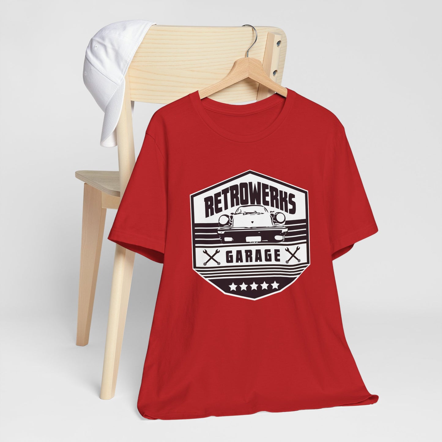 Retrowerks Garage T-Shirt — Vintage Badge Tee