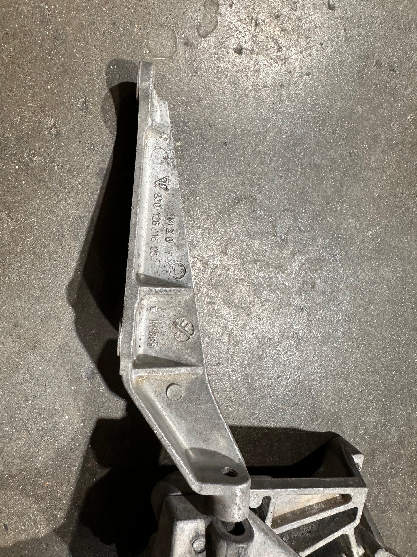 A/C Compressor Bracket w/ Angle Engine Support Bracket