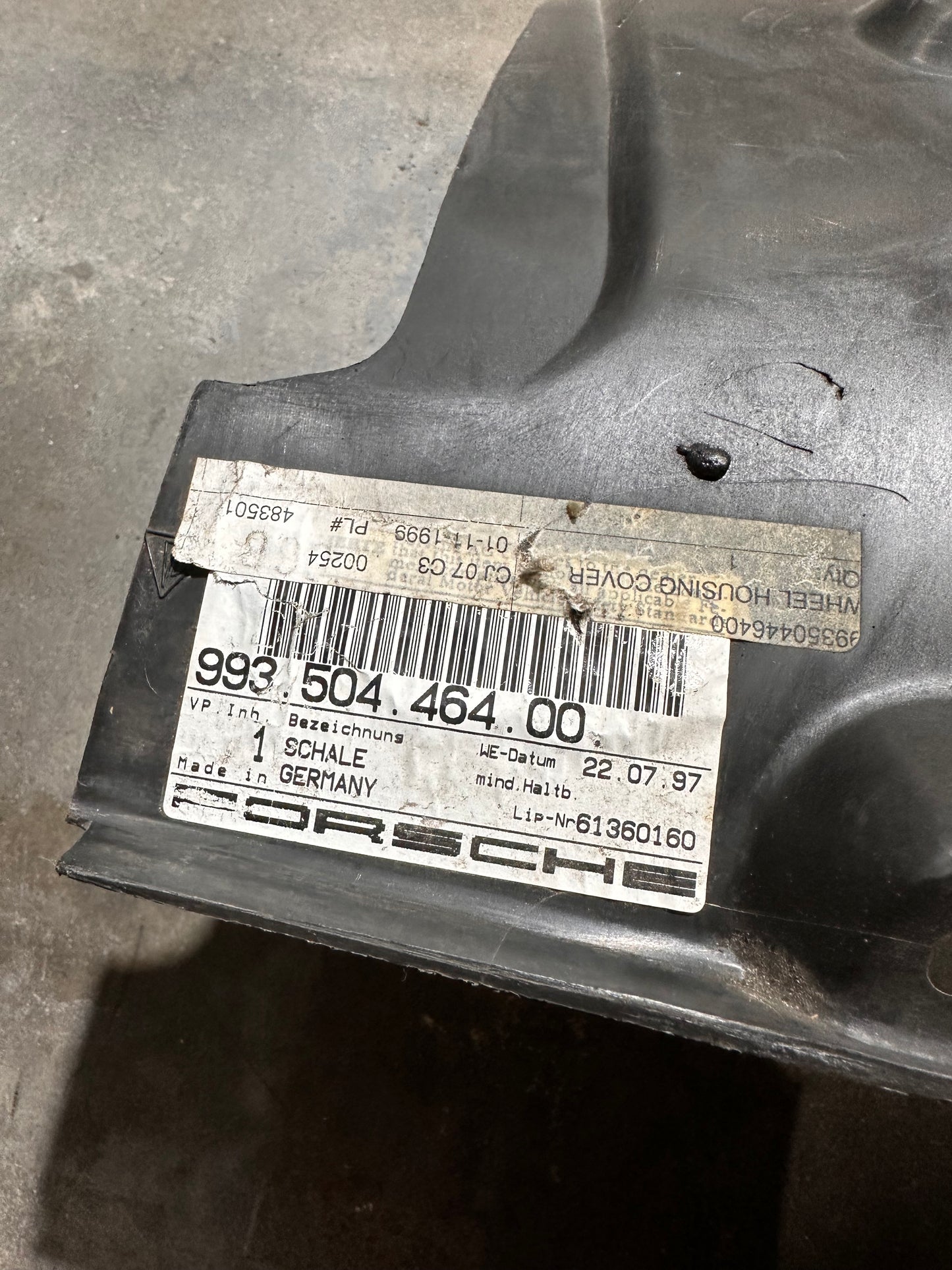 993 Rear Wheel Housing Cover (PS)