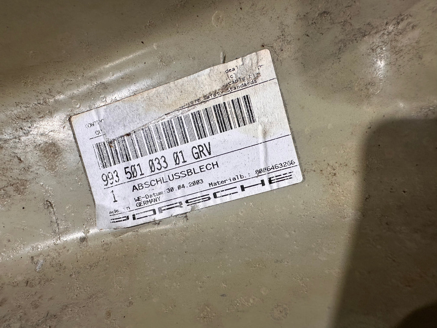 NOS 993 End Plate