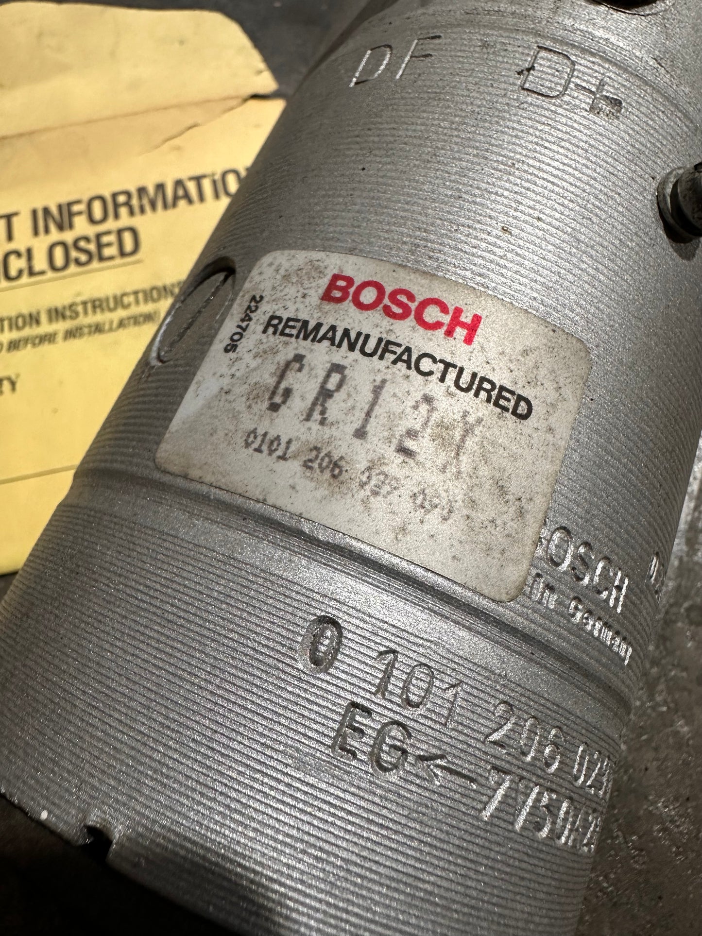 Refurbished Bosch 356 6V Generator