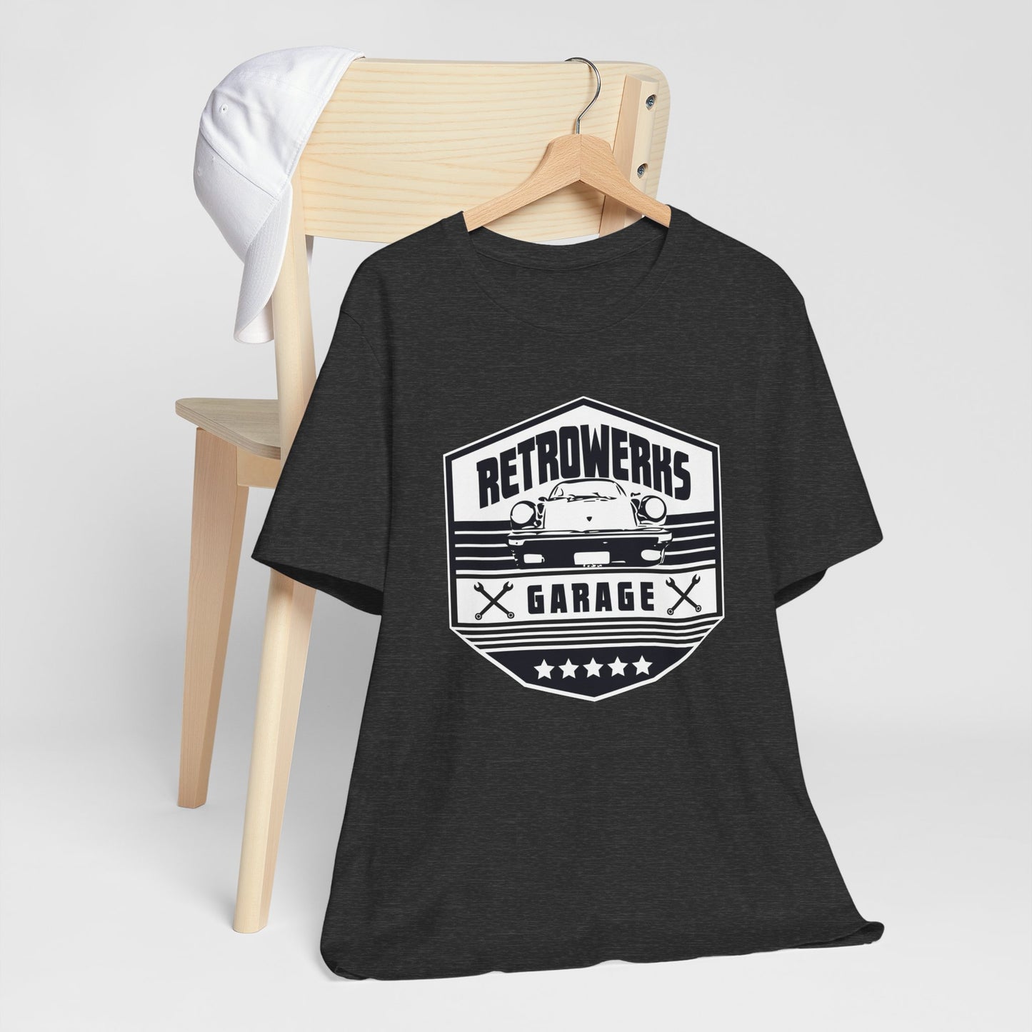 Retrowerks Garage T-Shirt — Vintage Badge Tee