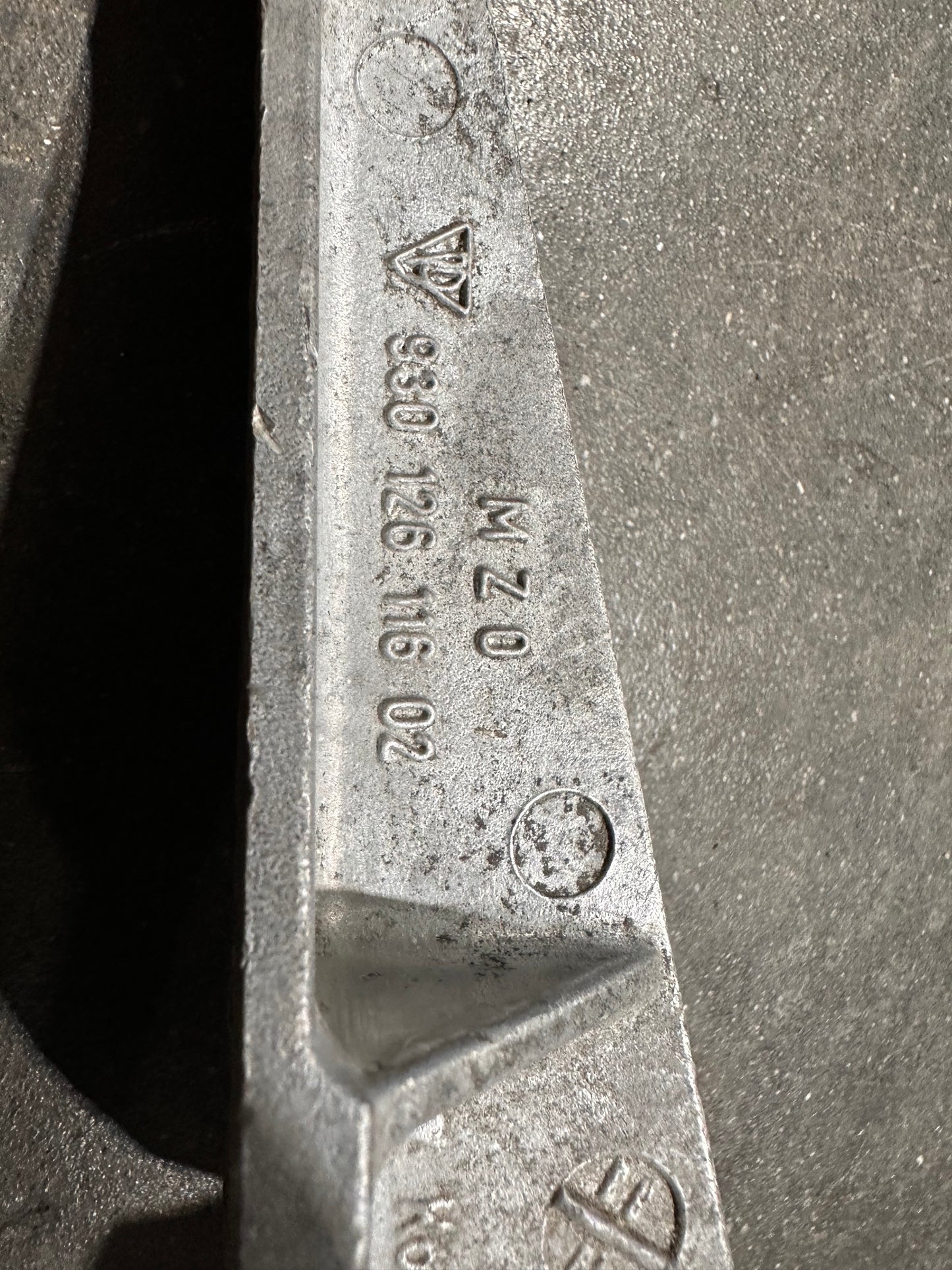 A/C Compressor Bracket w/ Angle Engine Support Bracket
