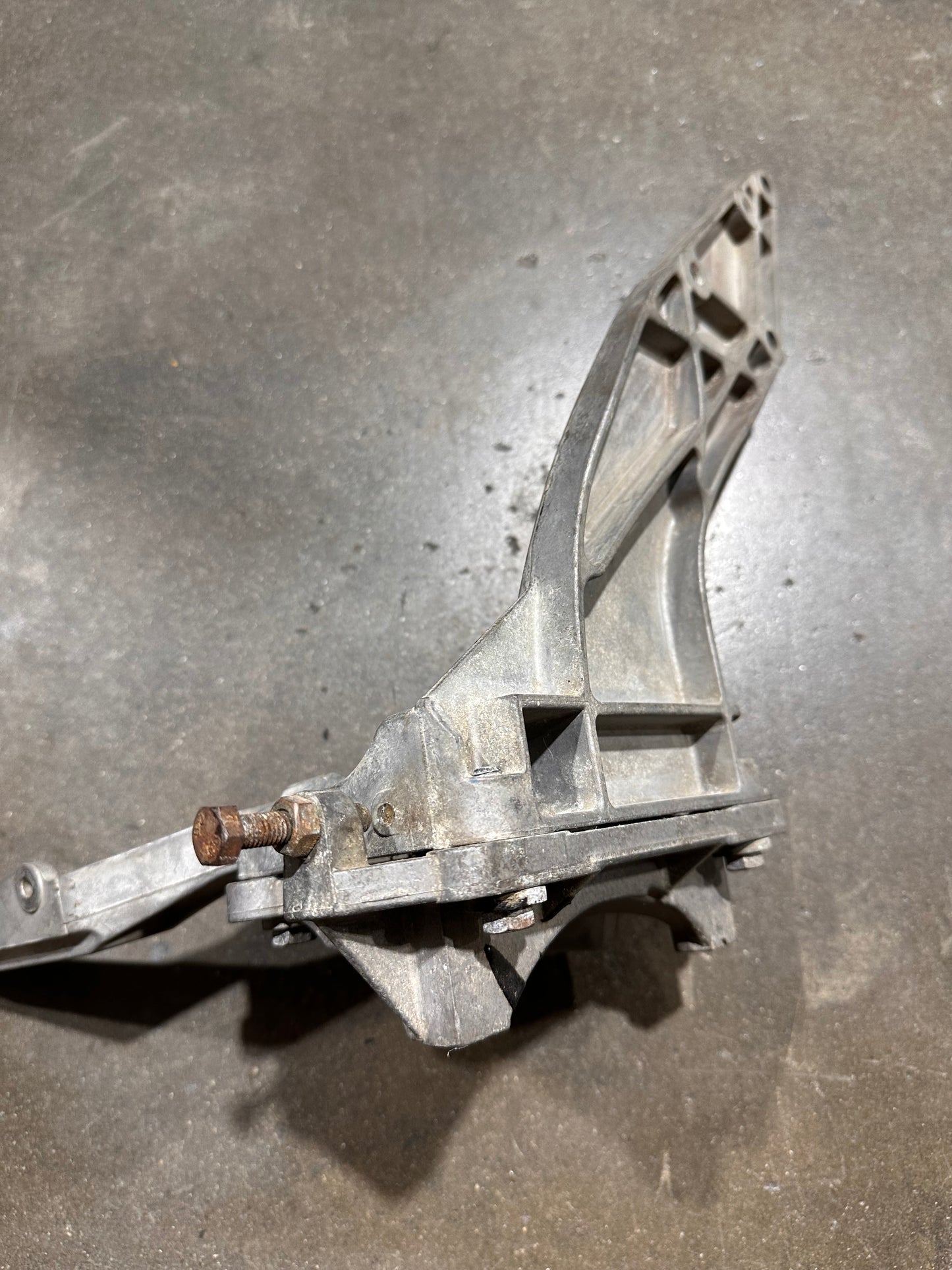 A/C Compressor Bracket w/ Angle Engine Support Bracket