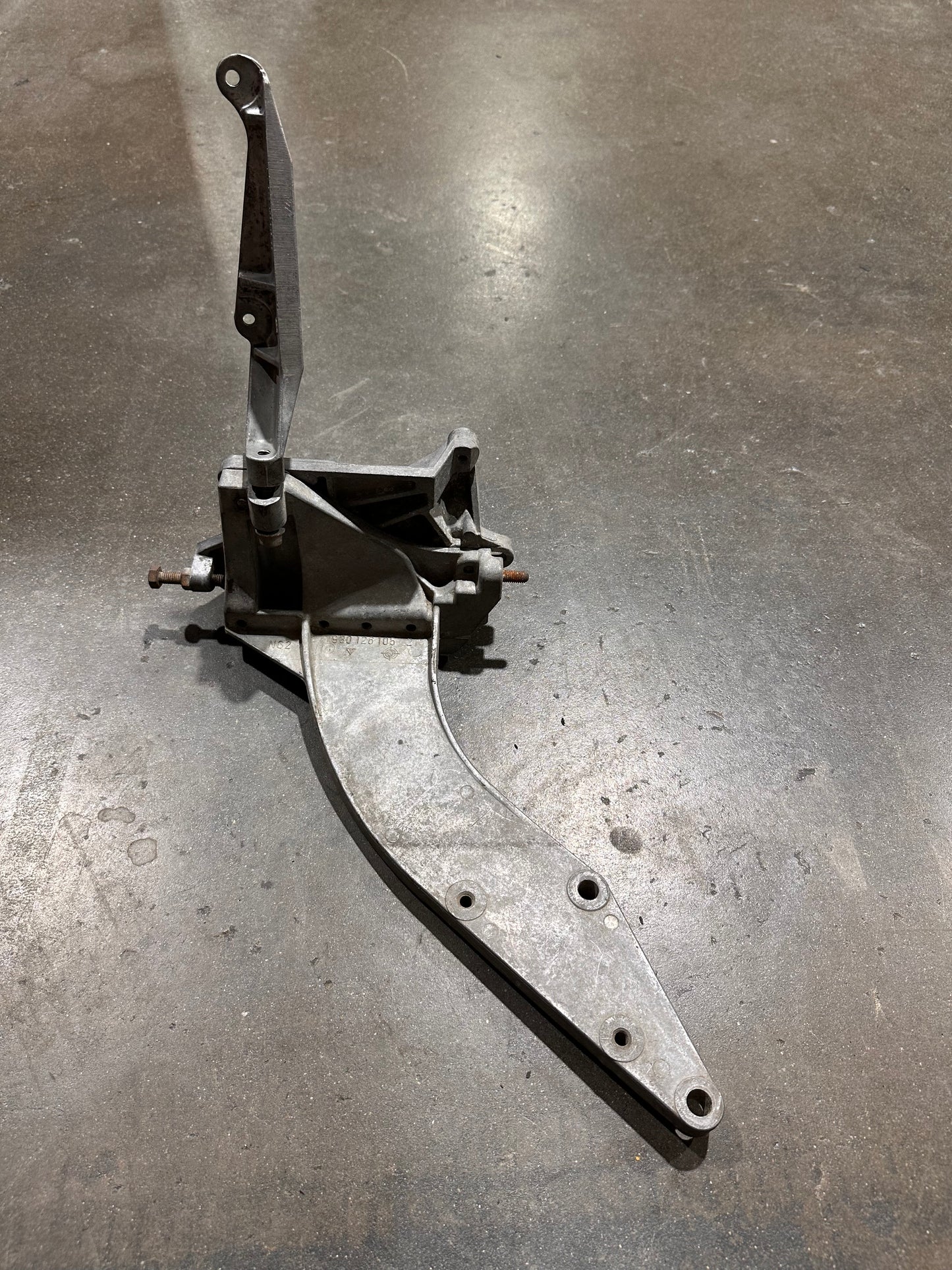 A/C Compressor Bracket w/ Angle Engine Support Bracket