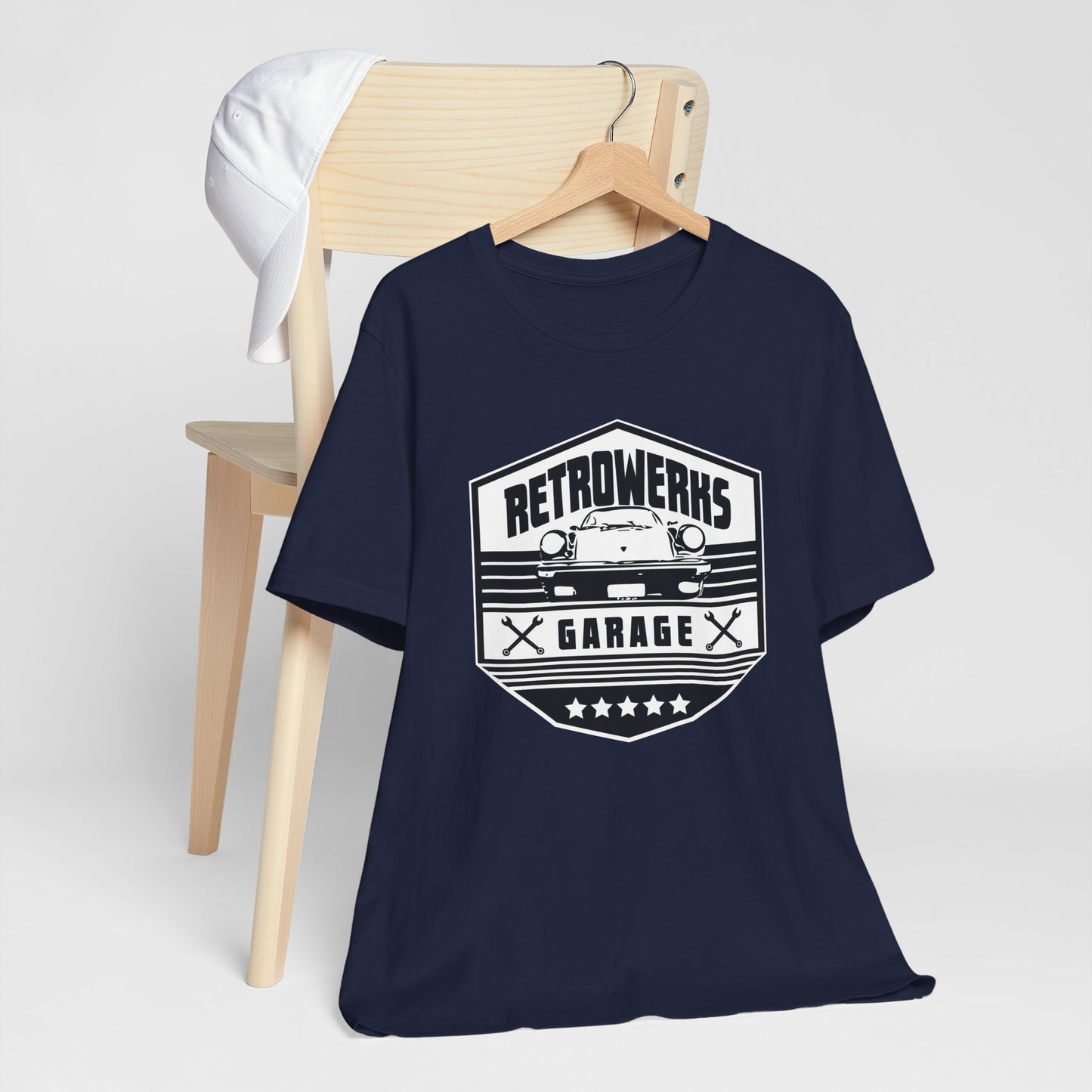 Retrowerks Garage T-Shirt — Vintage Badge Tee