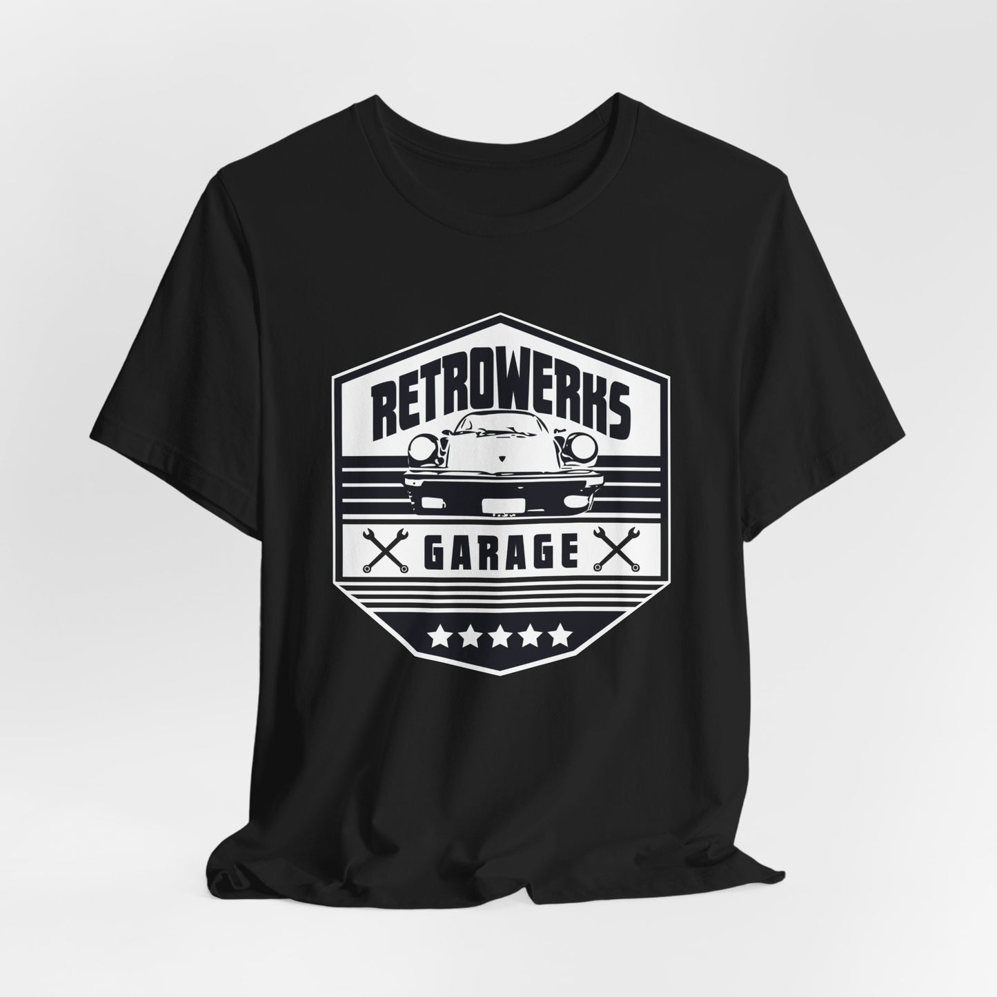 Retrowerks Garage T-Shirt — Vintage Badge Tee