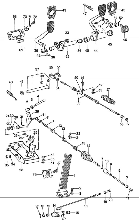 911 / 912 Brake Pedal