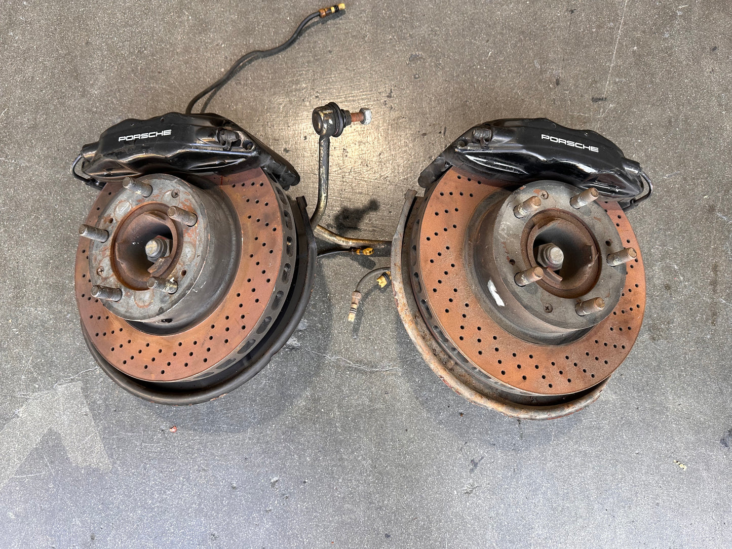 993 Front Brake/Hub Set