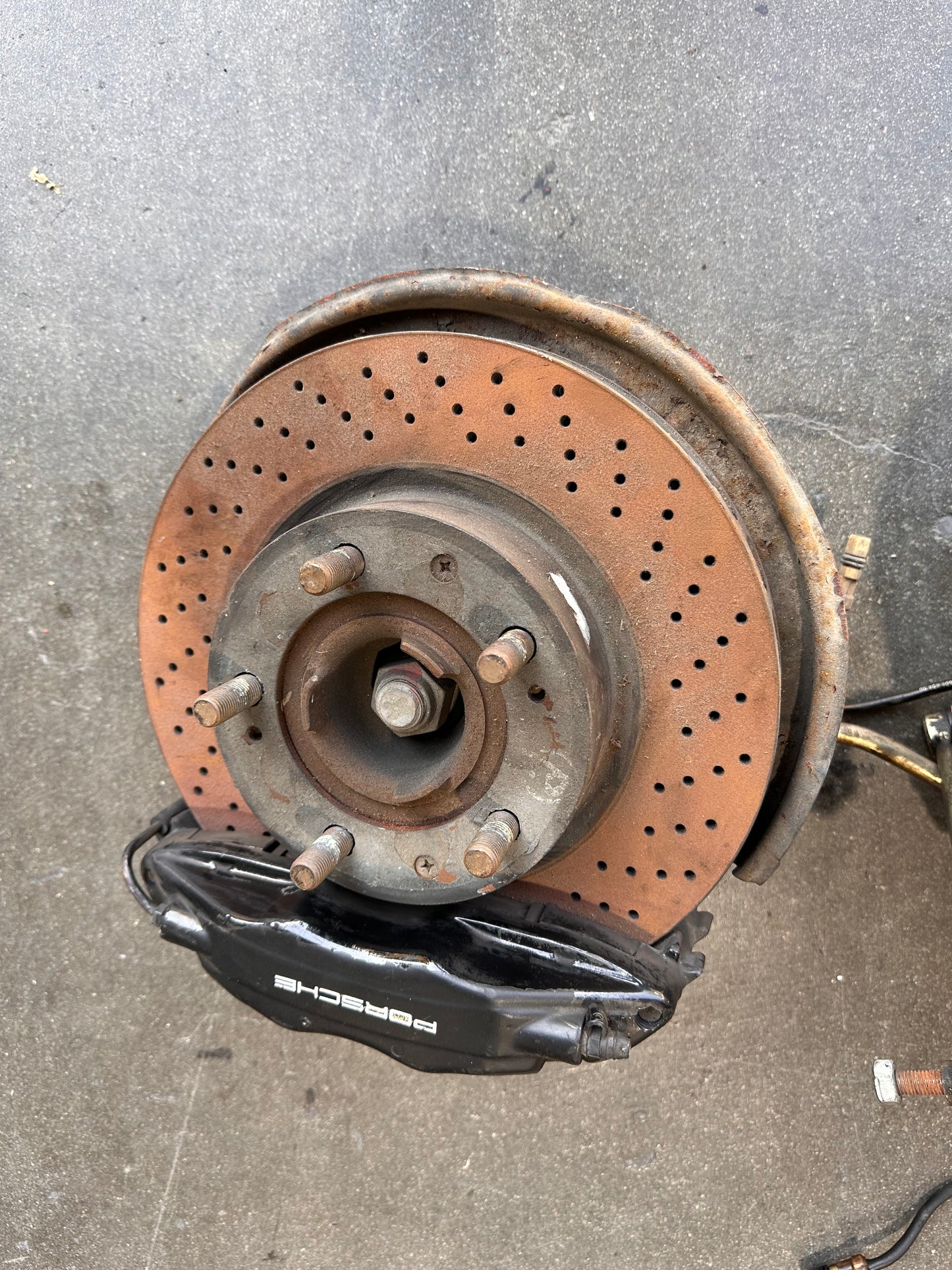 993 Front Brake/Hub Set