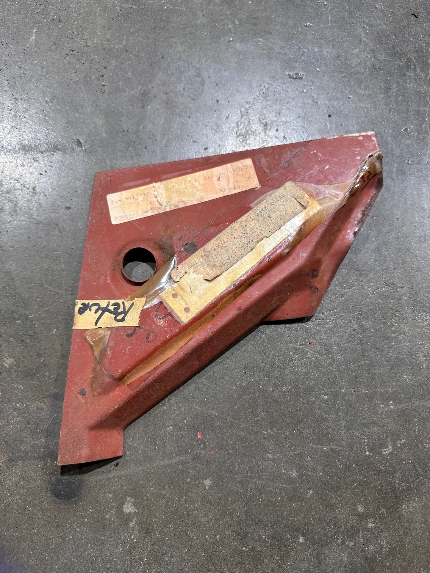 NOS 914 Cover Plate for Front Trunk (PS)