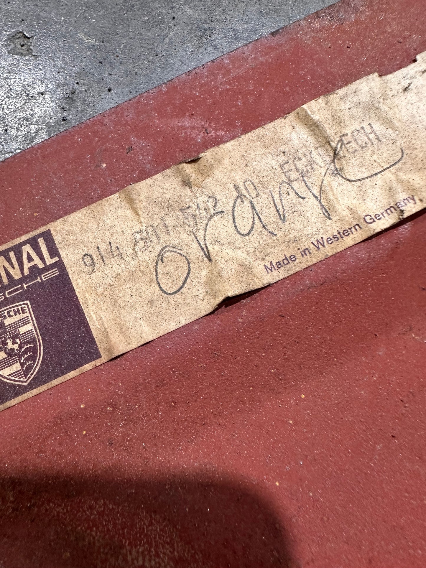 NOS 914 Cover Plate for Front Trunk (PS)