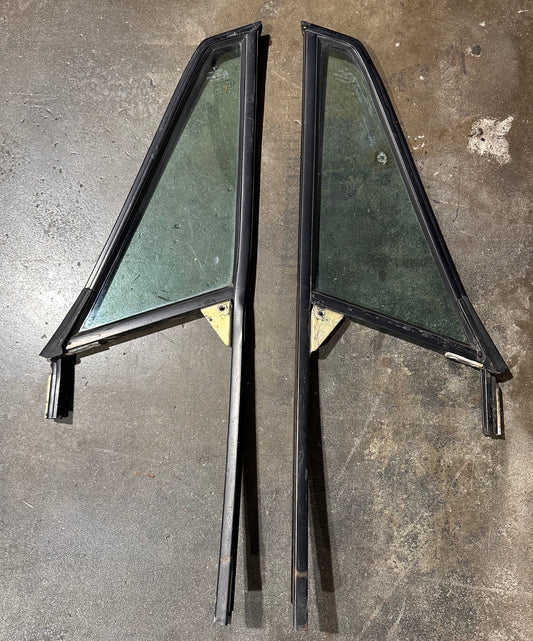 Quarter Window Frame W/Glass