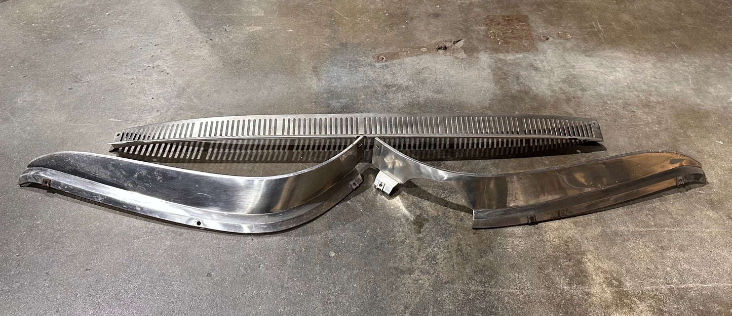 VERY RARE Stainless Rear Muffler Skirt for LWB 911S